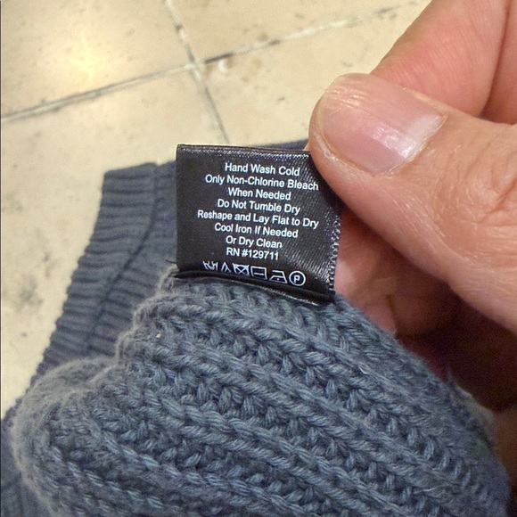 Jenni Kayne Fisherman Women's Grey Crewneck Sweater - Picture 4 of 5